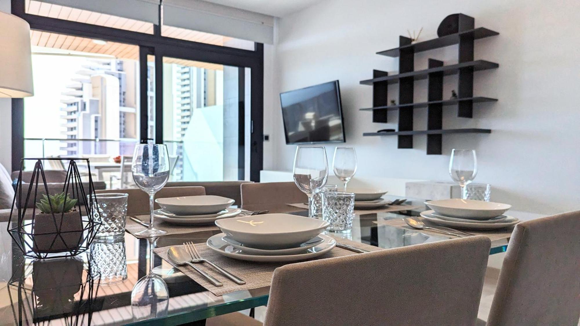 Sunset Waves Luxury Apartment Benidorm Eksteriør billede